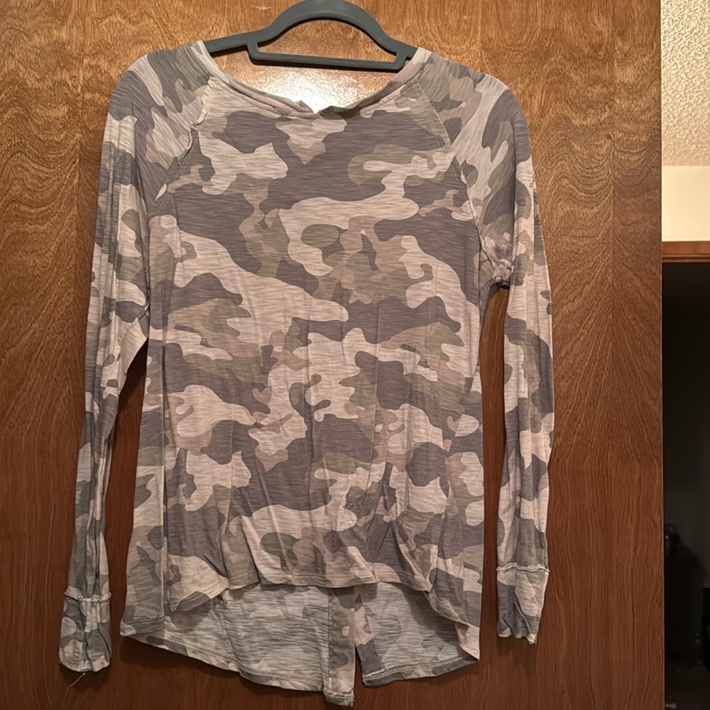 Dear John camo long sleeve shirt